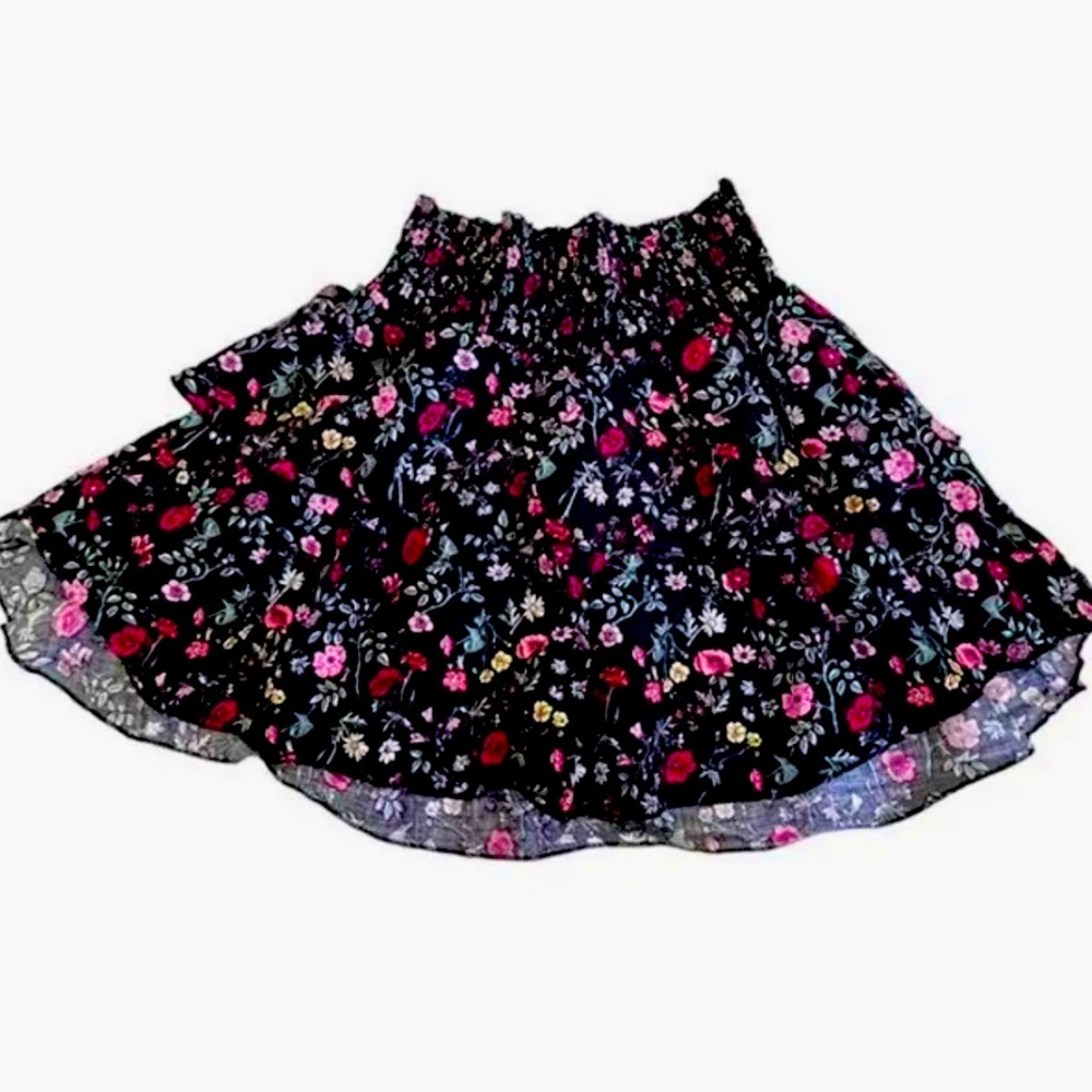 H&M Coachella Collection 2016 Floral Skirt SIZE SMALL🌹